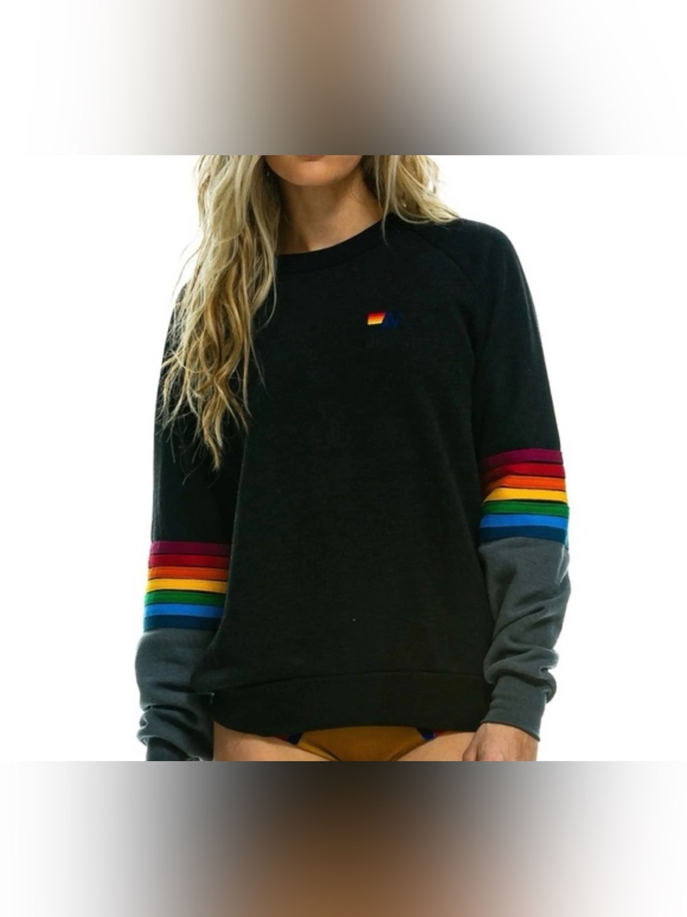 Aviator nation, seven stripe crewneck